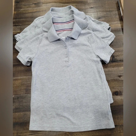 French Toast Bundle of 4 Girls Uniform Polos - Picture 1 of 7